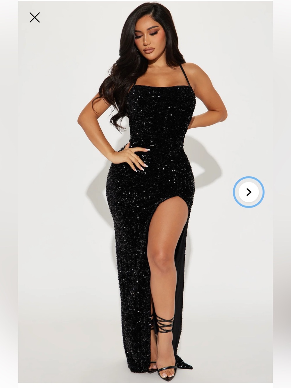 NWOT Fashion Nova Sequin Gown